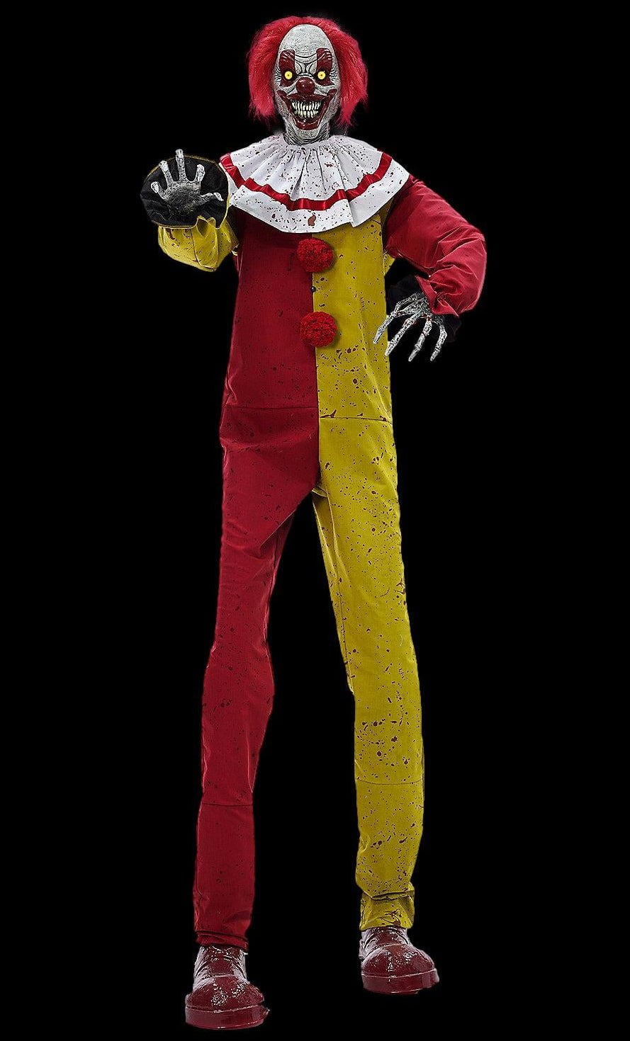 7' "Pesky the Clown" Electric Animated Halloween Prop