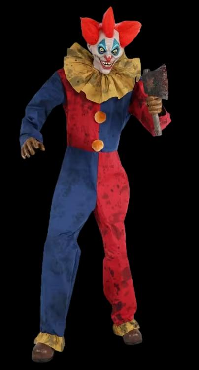 Axe-Wielding Clown Halloween Animatronic Decoration – The Horror Dome
