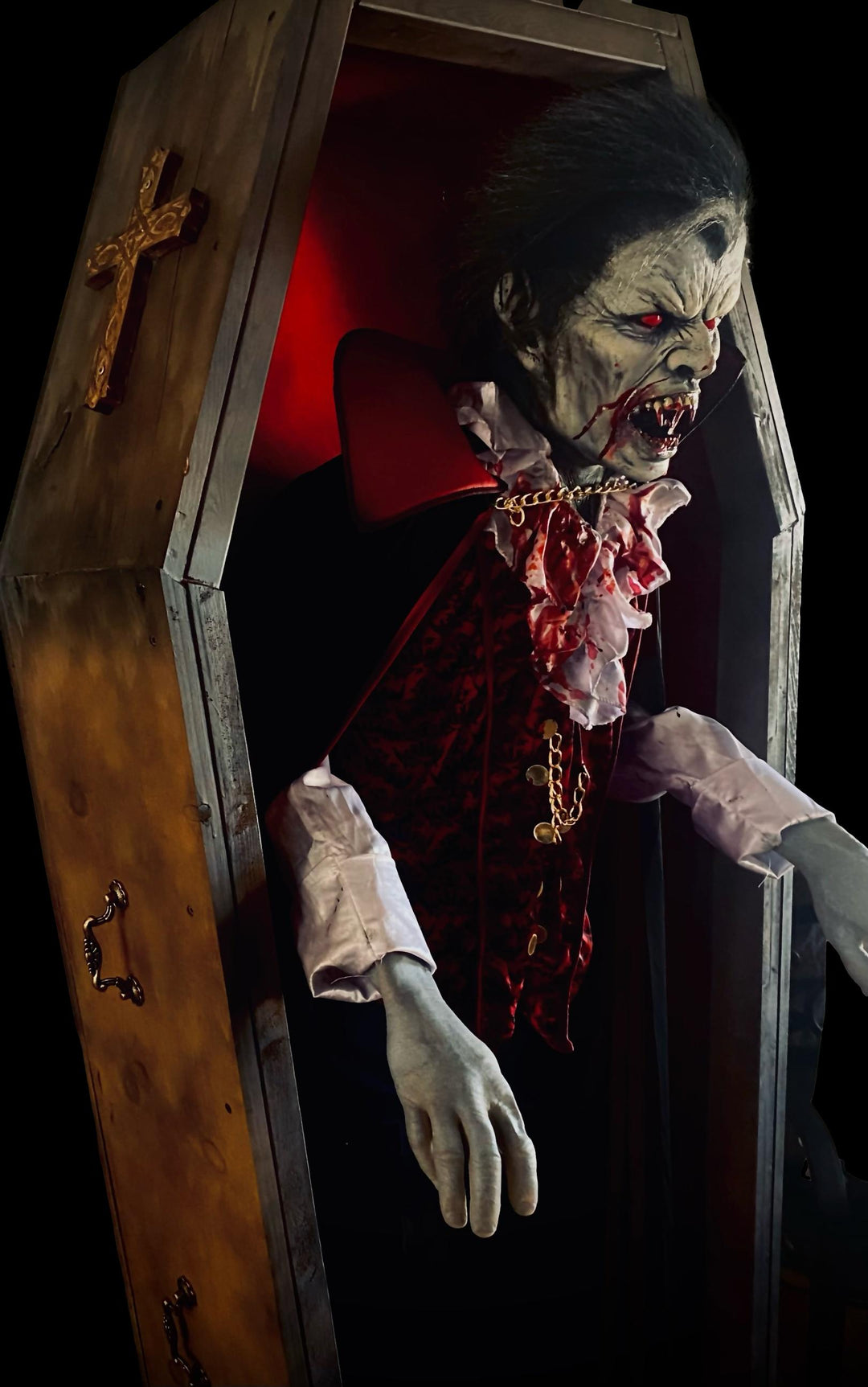 "Catapult Coffin Vampire" Professional Halloween Prop