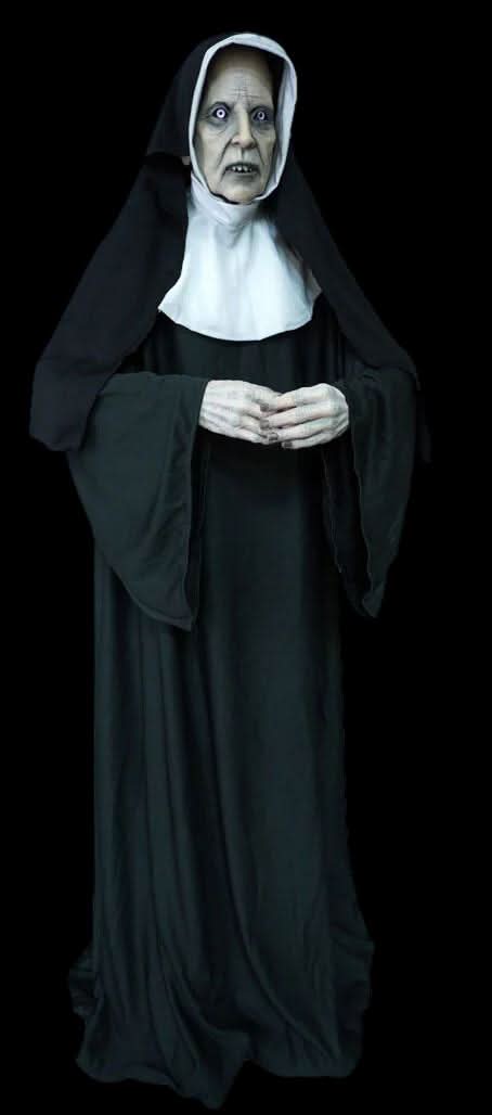 Evil Nun Hester Professional Full Body Halloween Prop Evil Nun Hester Professional Full Body Halloween Prop