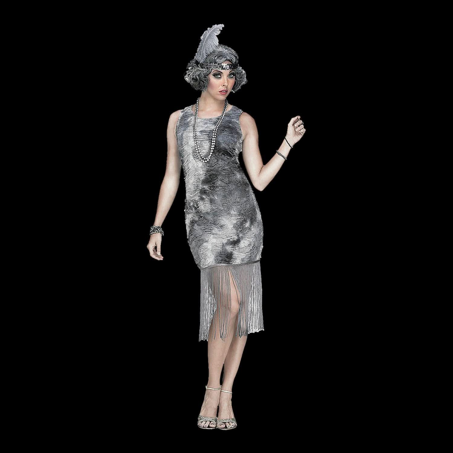 Ghostly Flapper Costume The Horror Dome Ghostly Flapper Costume The Horror Dome