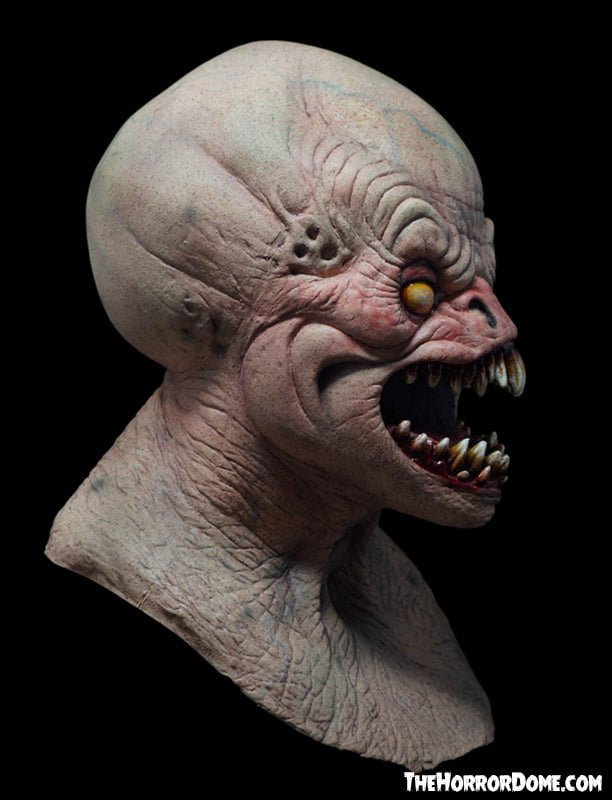 Detailed Demonic Halloween Mask - Hell Beast
