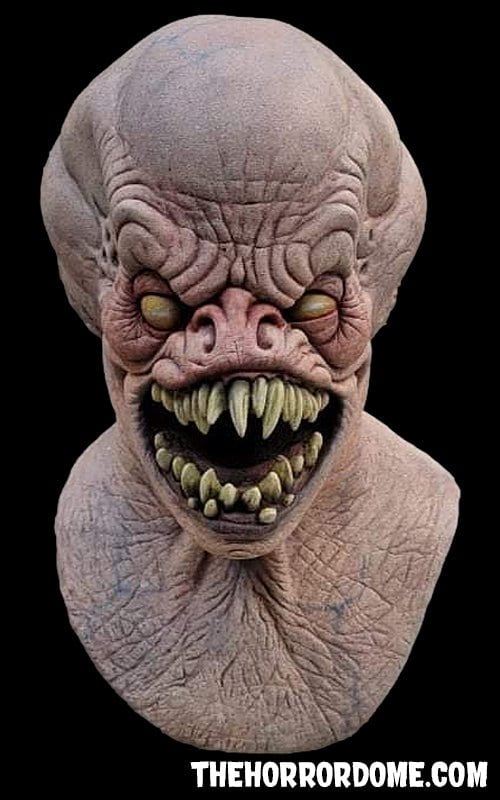 Hell Beast Halloween Mask - Terrify with Realistic Demonic Design Dome