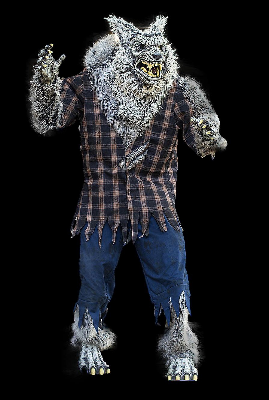 "Hulking Werewolf" Electric Animated Halloween Prop