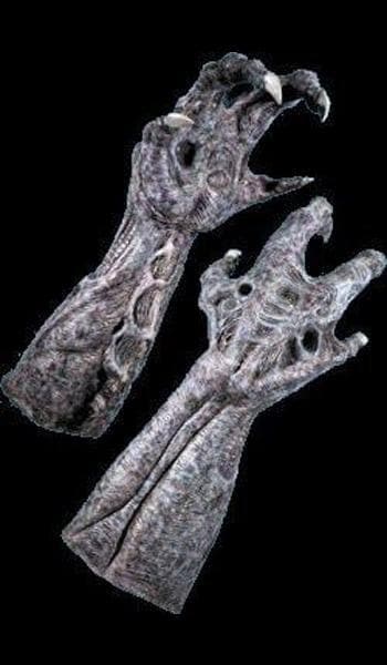 alien handschuhe "Alien Latex Hands" Halloween Costume Gloves