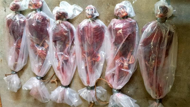 "Bloody Corpse Body Bag Halloween Props" - 6x Package Deal