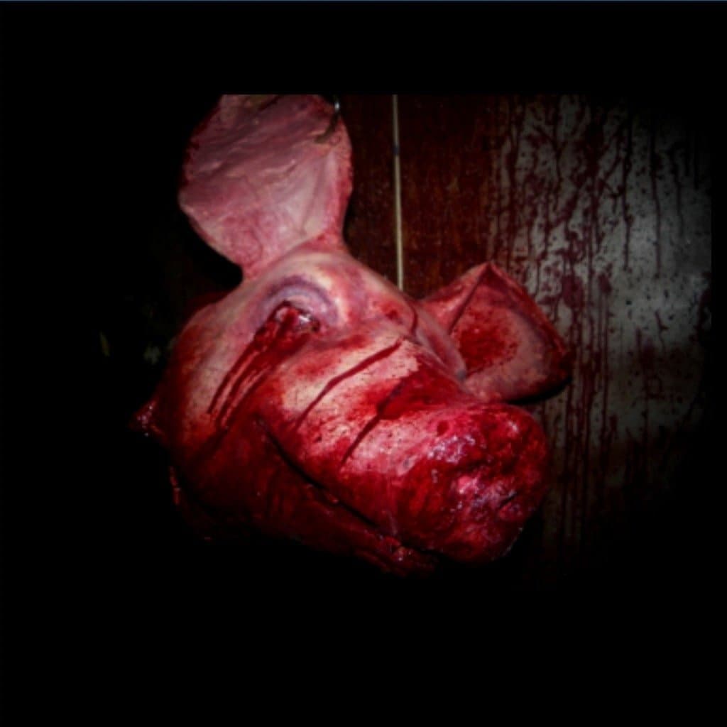 "Bloody Pig Head" Halloween Prop