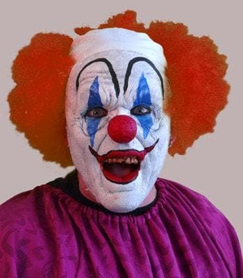 "Clown Face" Foam Halloween Prosthetic