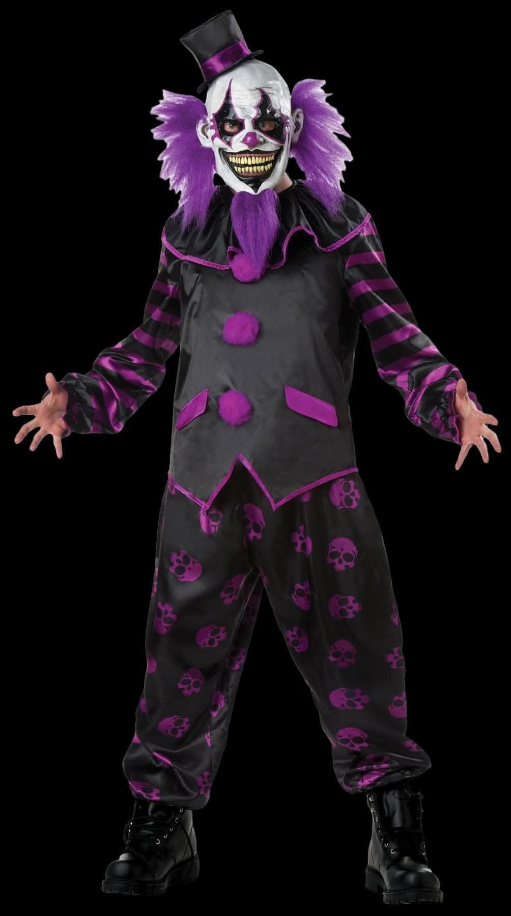 purple clown dress Joyfy Girls Clown Costume, Halloween Scary Clown Costume, Dark Colorful Twisted Clown Jester Dress for Girls Halloween Dress Up, Role Play, Cosplay