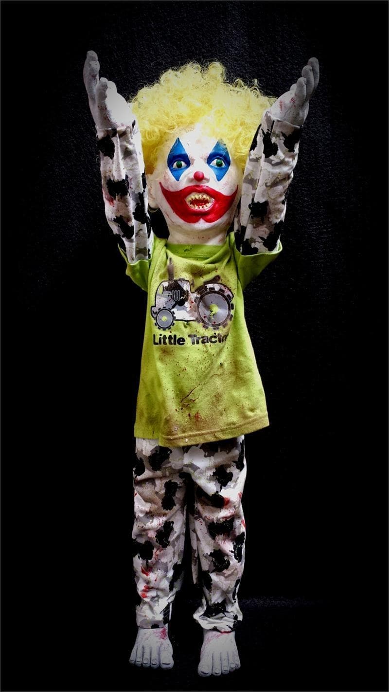 "Creepy Timmy" Clown Halloween Prop