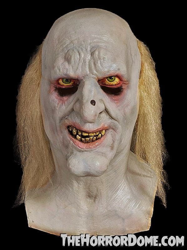 "Crypt Keeper Halloween Mask from HD Studios Pro. Hand-painted graveyard guardian disguise with eerie realistic details. Durable latex construction provides seamless look over clothing. Perfect for completing grim reaper or cemetery ghost costumes and haunting horror events.