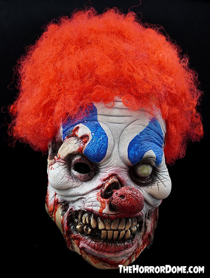 Halloween Mask "Decomposing Damien the Clown"Comfort-Fit Mask of Psychopath Clown with Rotting Nose