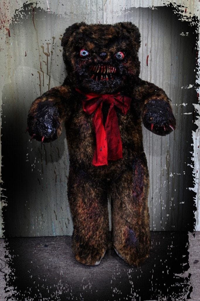 "Evil Teddy Toy - 36 Inch" Gory Doll Halloween Prop