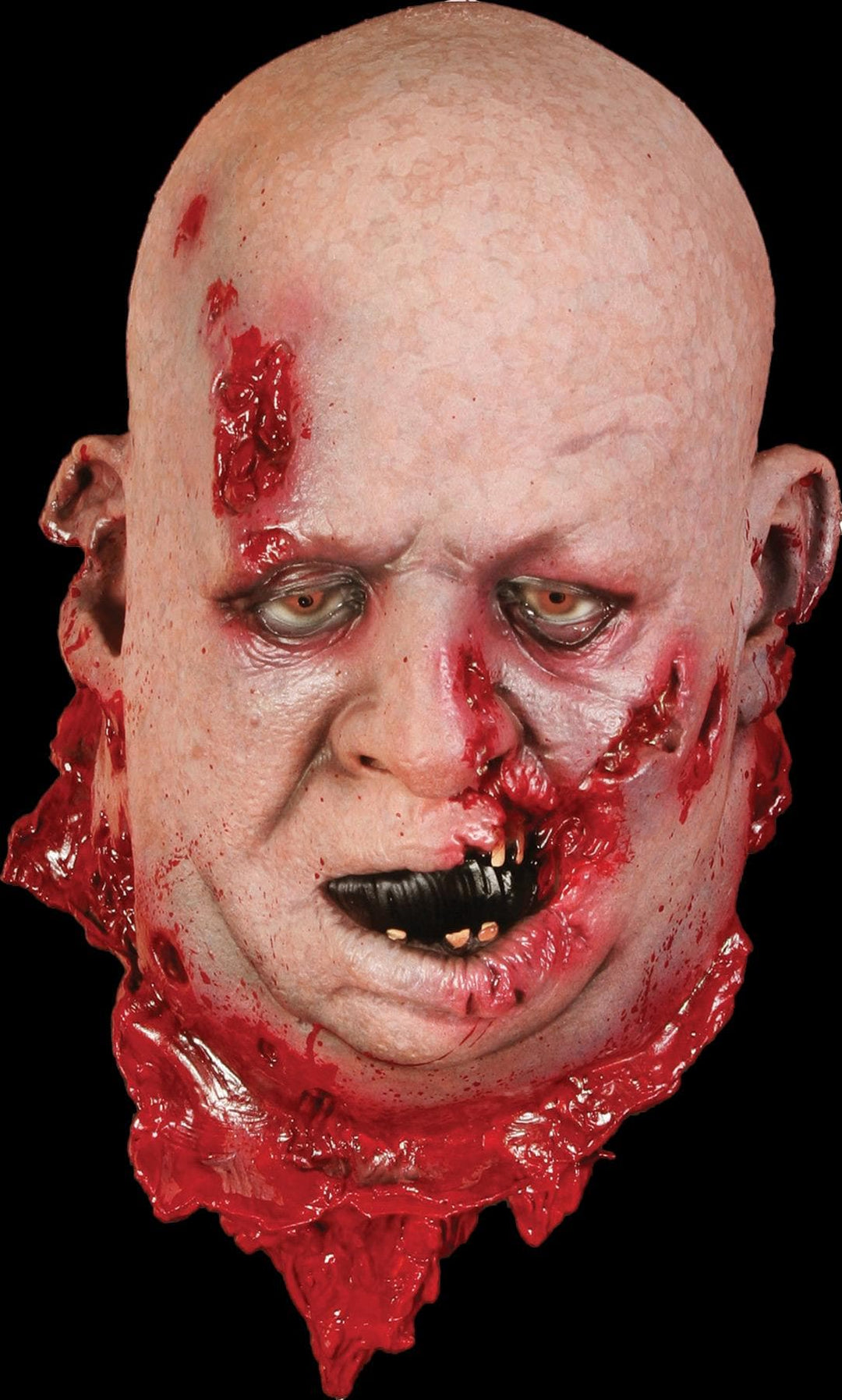 "Fat Zombie" Bloody Severed Head Halloween Prop