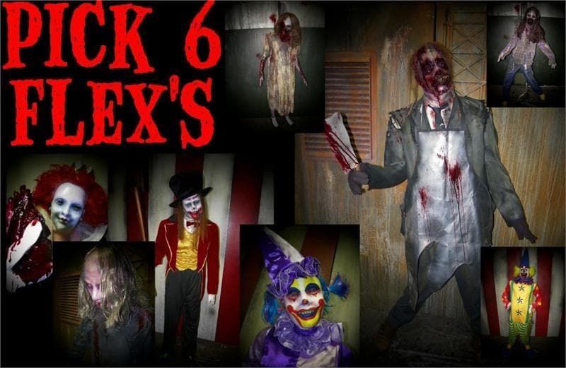 "Fear Flex Bodies - Pick 6" Halloween Props - Package Deal