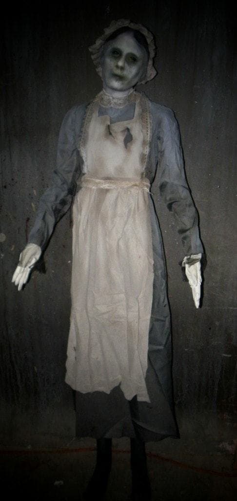 "Fear Flex - Ghostly Maid" Flexible Zombie Halloween Prop