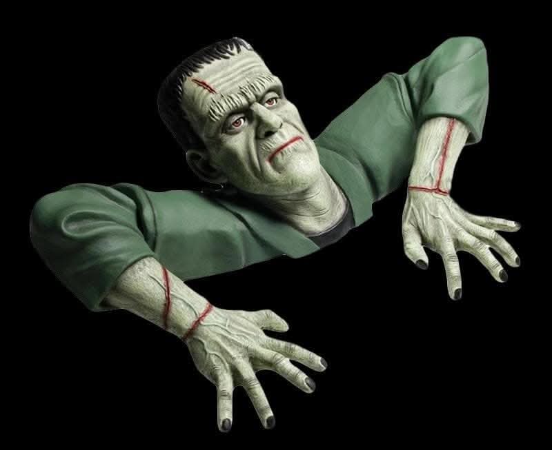 universal monsters grave walker "Frankenstein Grave Walker" Graveyard Halloween Prop