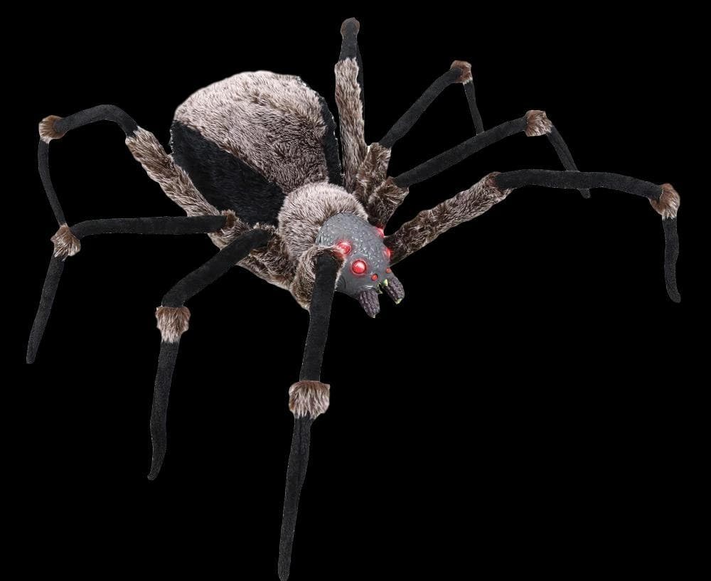 "Giant Spider with LED Eyes" Monster Halloween Prop