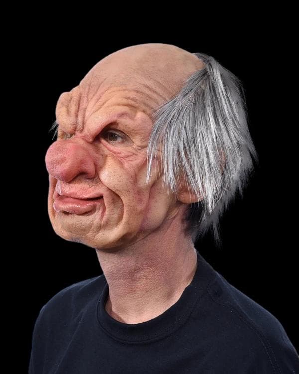 "Grumpy Old Man" Moving Mouth Halloween Mask