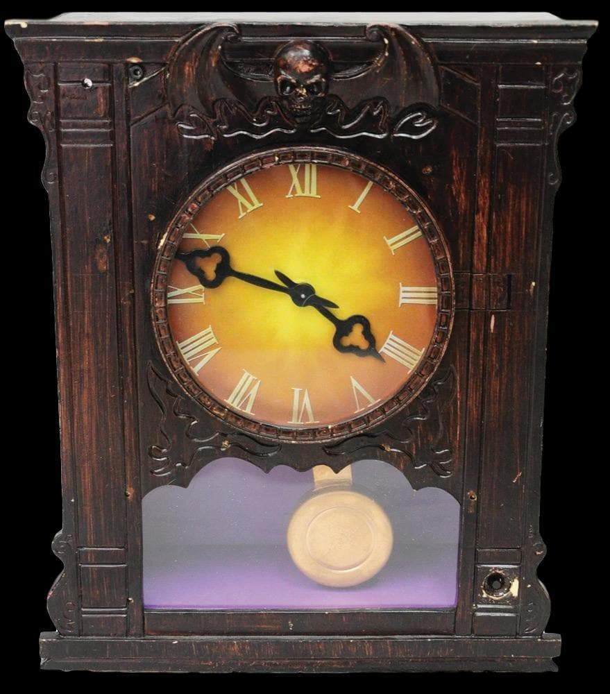 "Haunted Clock" Animated Halloween Prop - Open Box