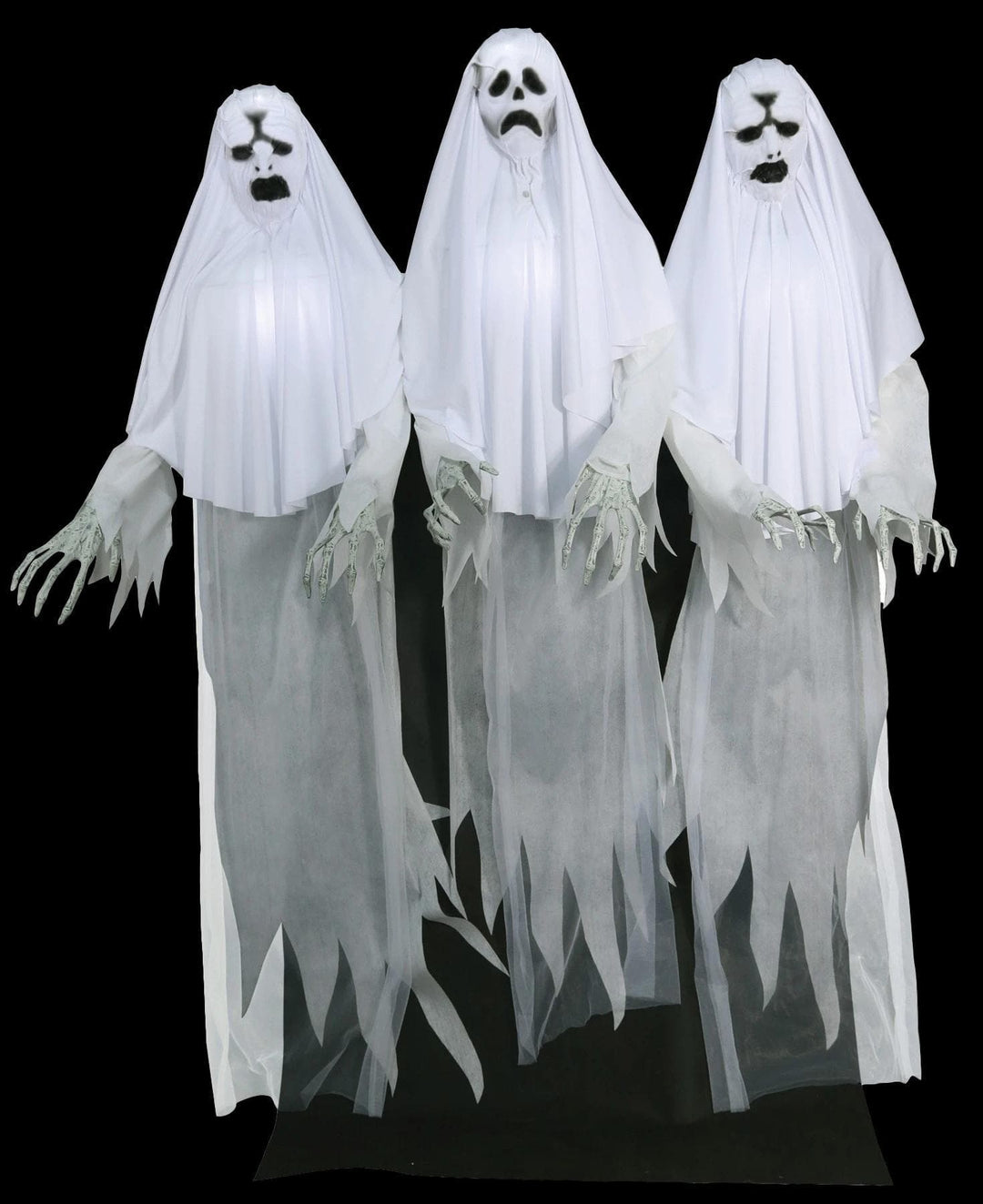 "Haunting Ghost Trio" Animated Halloween Props