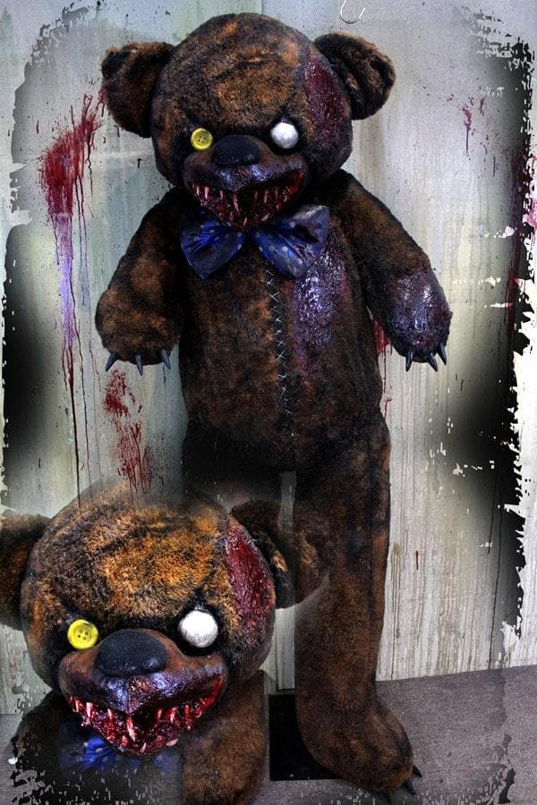 "Killer Scare Bear Teddy" Halloween Monster Prop - 7 Foot Tall