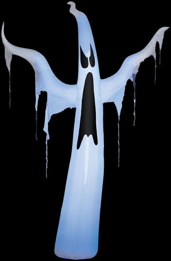 "Light Draped Ghost - 12 Foot" Inflatable Halloween Decoration