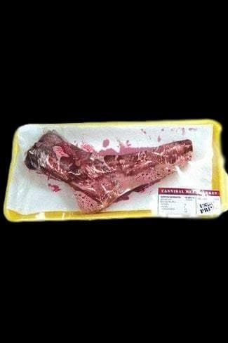 "Meat Market - Foot" Bloody Human Body Part Prop