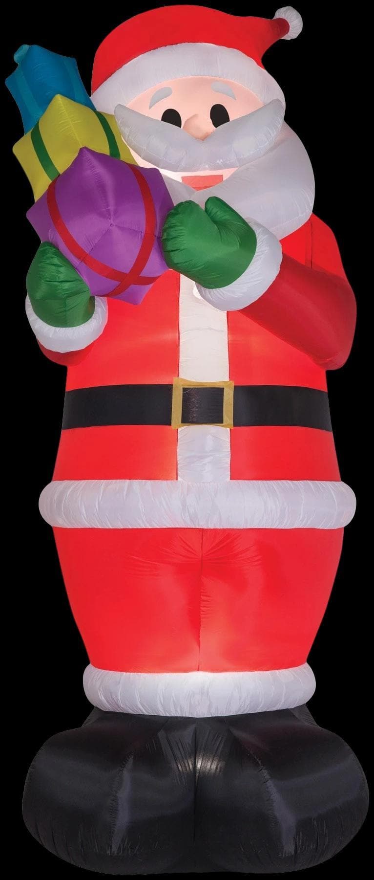 "Santa with Gifts - 16 Foot Tall" Air-Blown Inflatable Halloween Decoration