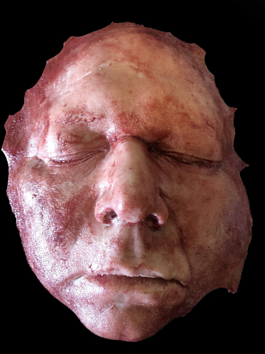 "Skinned Adult Male Face - Silicone" Human Body Part Halloween Prop