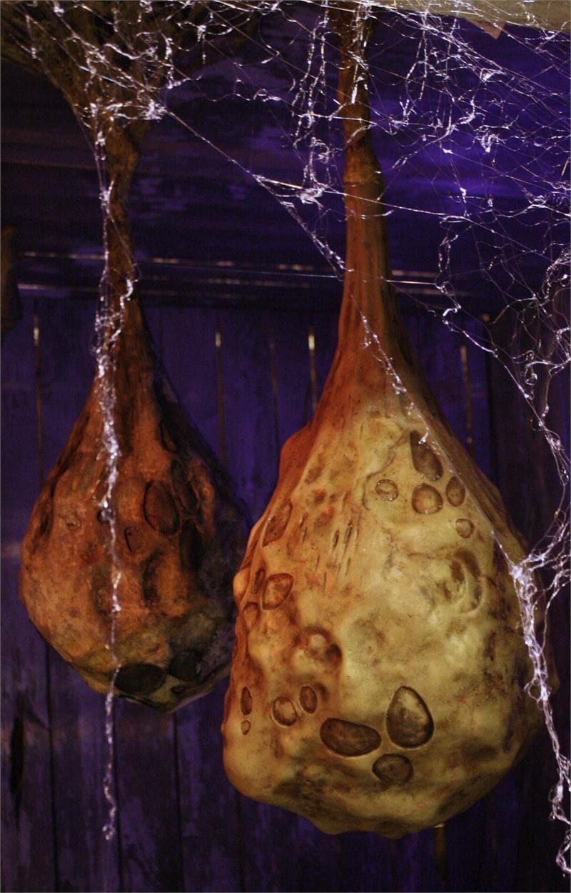 "Spider Egg Sack" Static Haunted House Prop