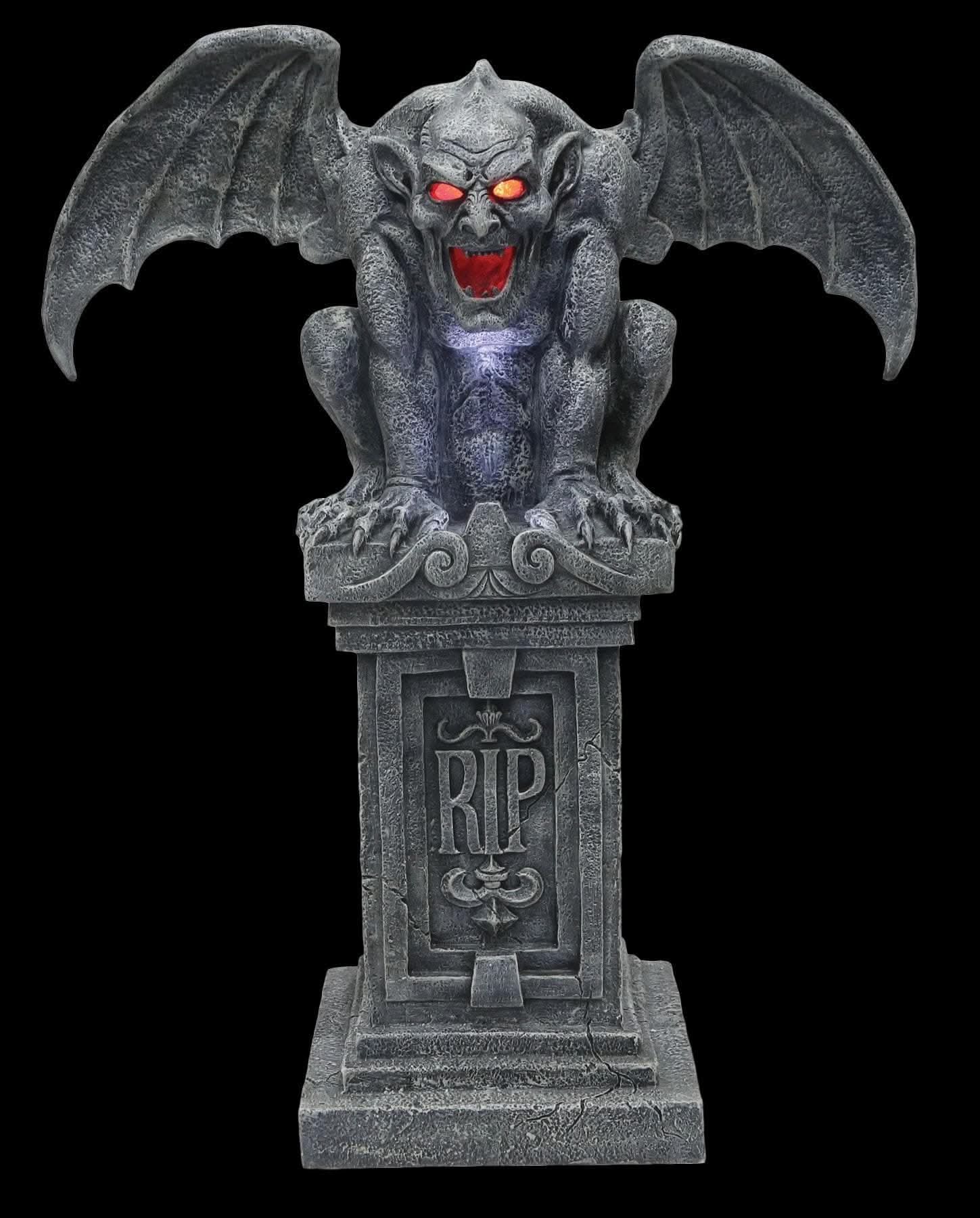 Set 3 Miniature Gargoyle Di Halloween 2 Pollici - Touch Of Nature Per Giardino Fatato E Casa Delle Bambole - Foto 3