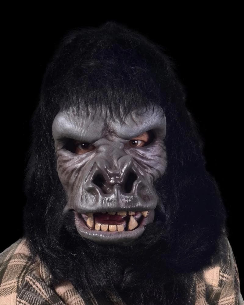 "Two Bit Roar Gorilla" Moving Mouth Halloween Mask