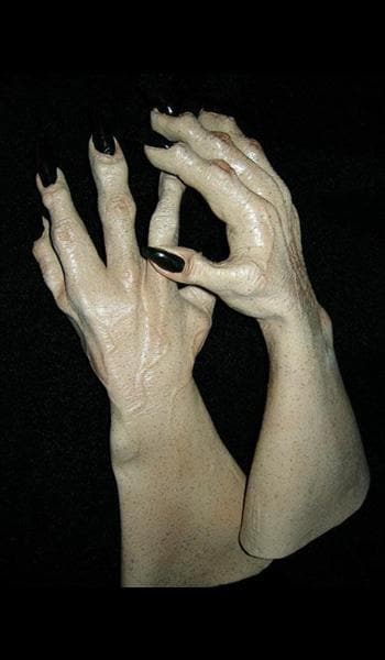 Werewolf Monster Hands Deluxe Latex Halloween Costume Gloves