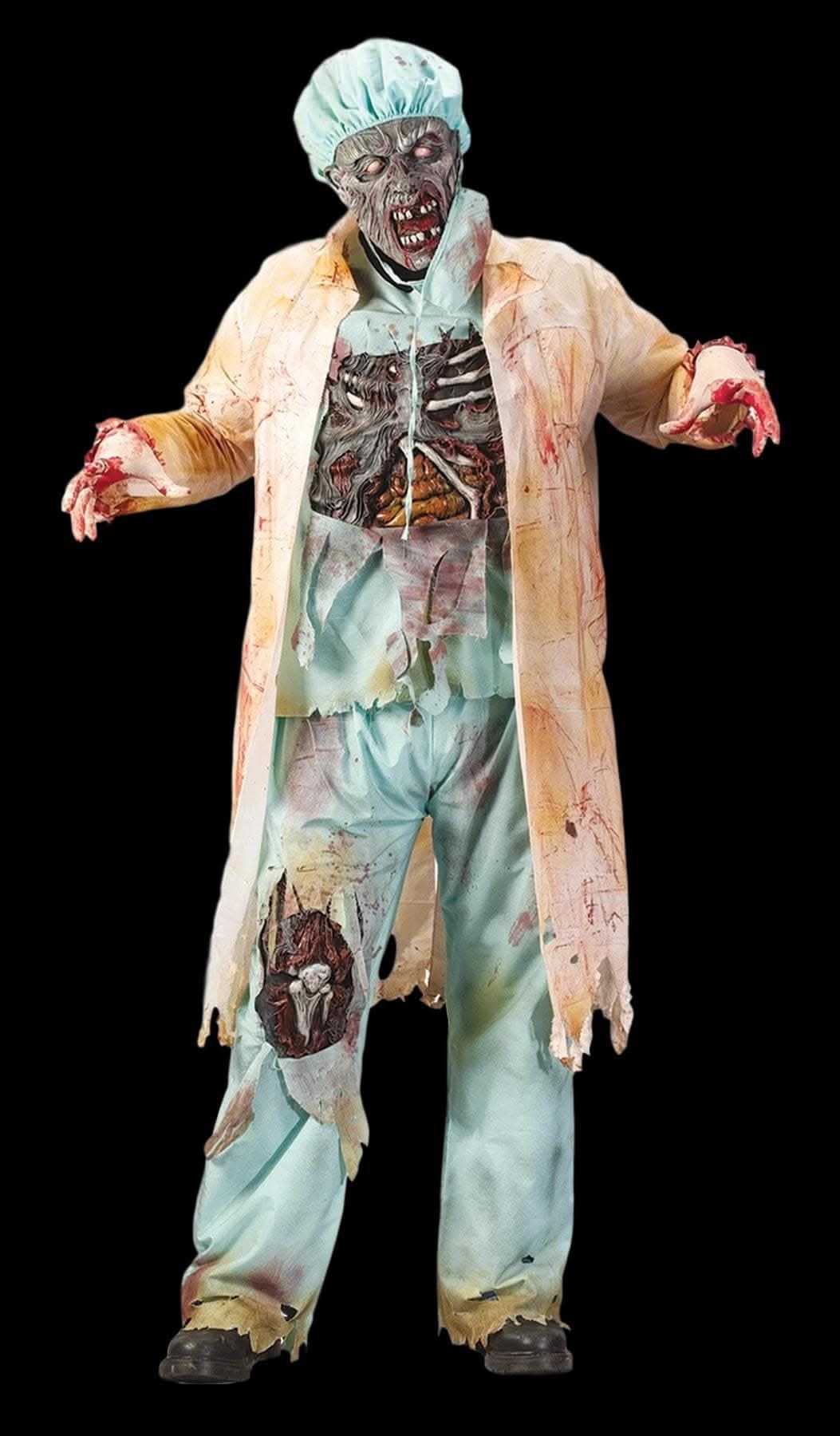 Dokter & Tandarts Kostuum | Niet Beter Makende Dokter Zombie | Man | Maat 52-54 | Halloween | Verkleedkleding Dokter & Tandarts Kostuum | Niet Beter Makende Dokter Zombie | Man | Maat 52-54 | Halloween | Verkleedkleding