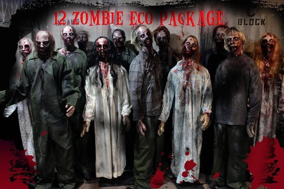 "Zombie Halloween Props" - 12x Package Deal