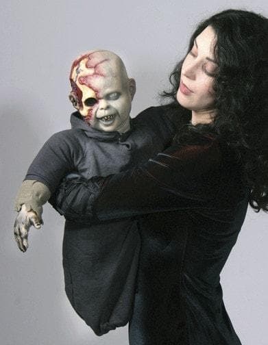 "Zombie Zack the Baby" Halloween Puppet Prop