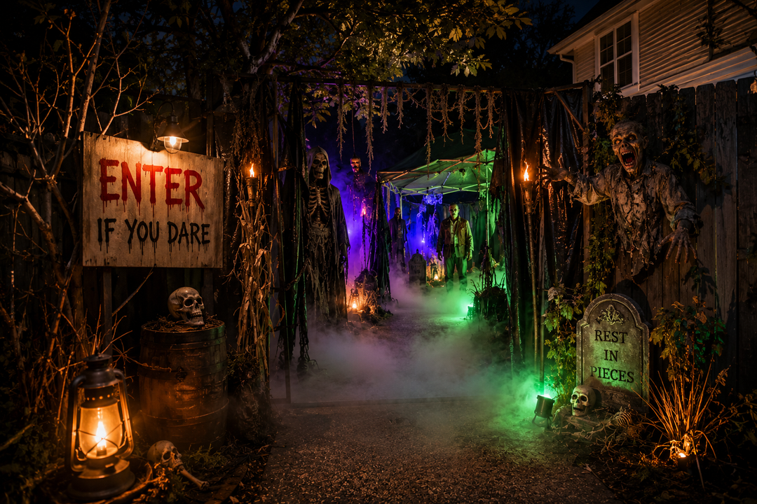How to Make a Haunted House in Your Garage