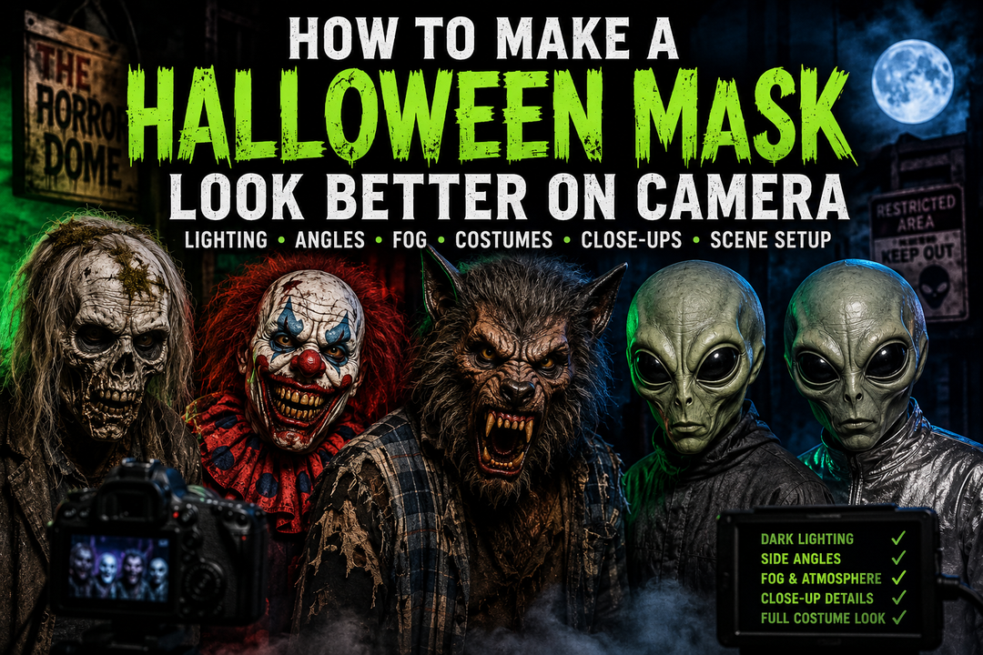 How to make a Halloween mask look better on camera