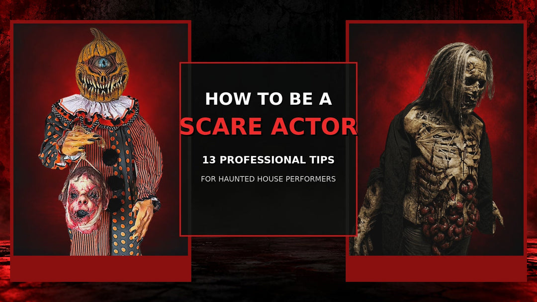 Pumpkin Watcher and Zombie Lurker Horror Dome scare actor costumes