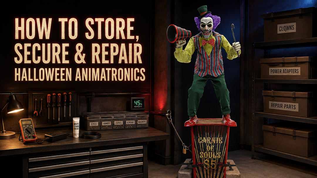 how to store halloween animatronics