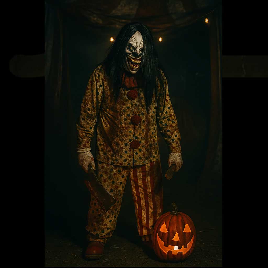 Professional Scary Clown Mask for Costume