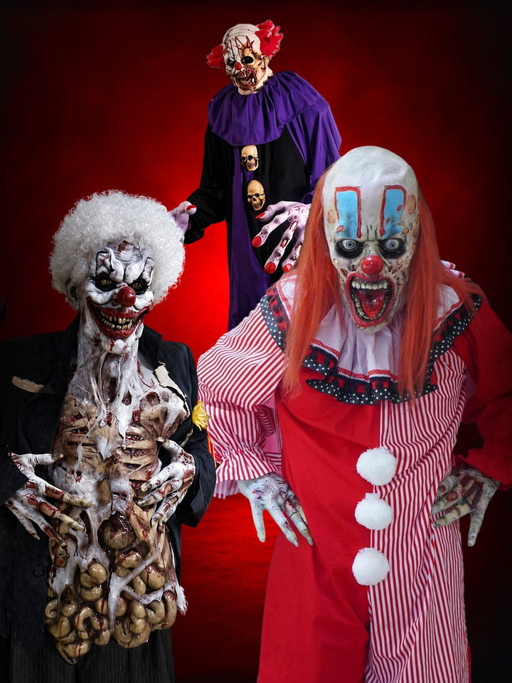 "Horror Clown" HD Studios Pro Costumes - 3x Package Deal