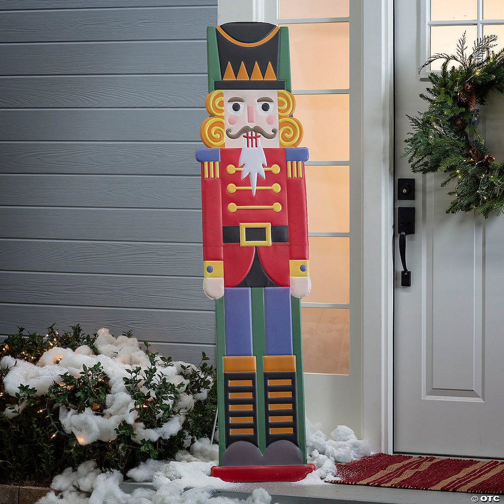 Life-Sized Metal Iron Soldier Christmas Decoration