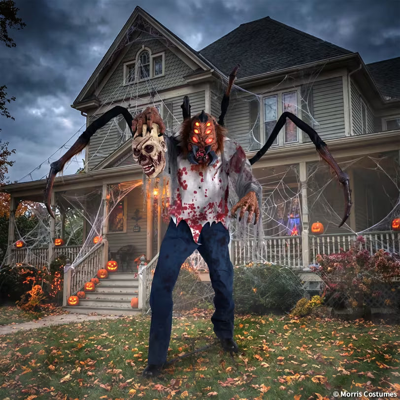 Spider Monster Dr. Fangor Halloween Animatronic Decoration