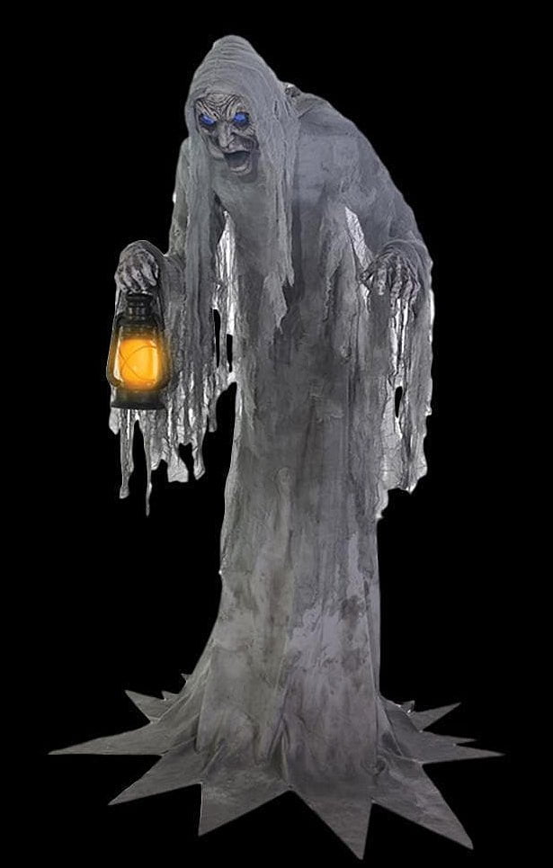 "7 foot Tall Wailing Phantom" Electric Animated Halloween Prop