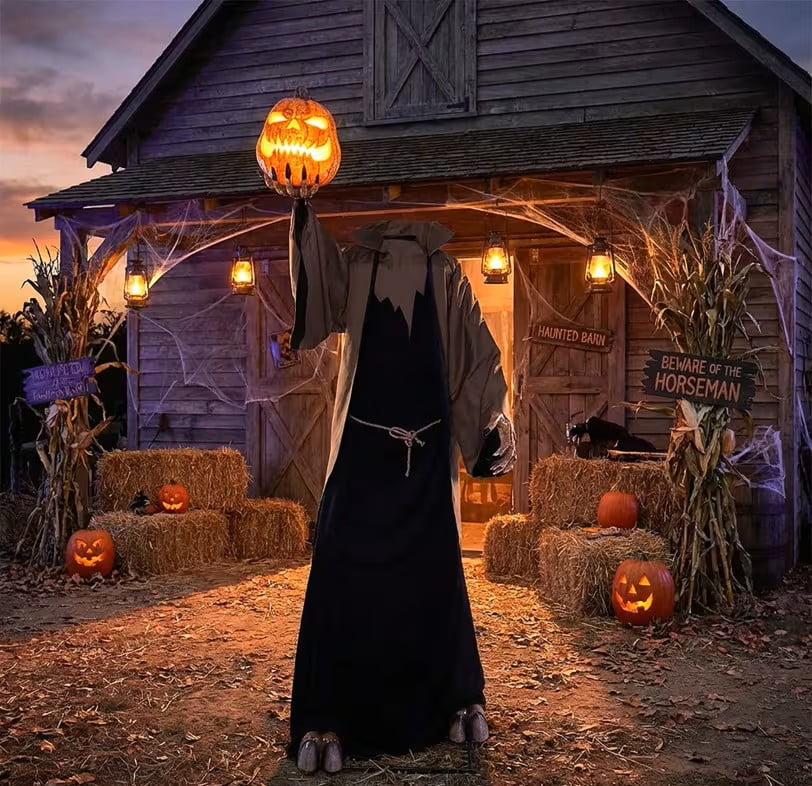 9" Light-Up Night Dweller Halloween Animatronic Decoration
