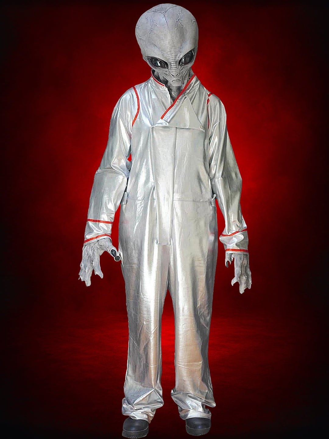 "Area 51 Space Suit with Red piping" Alien Costume