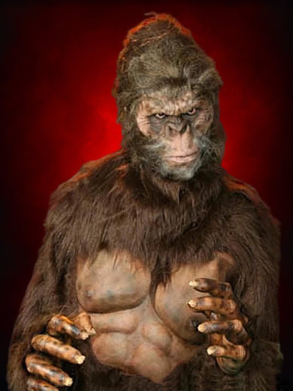 Bigfoot professional scare actor costume