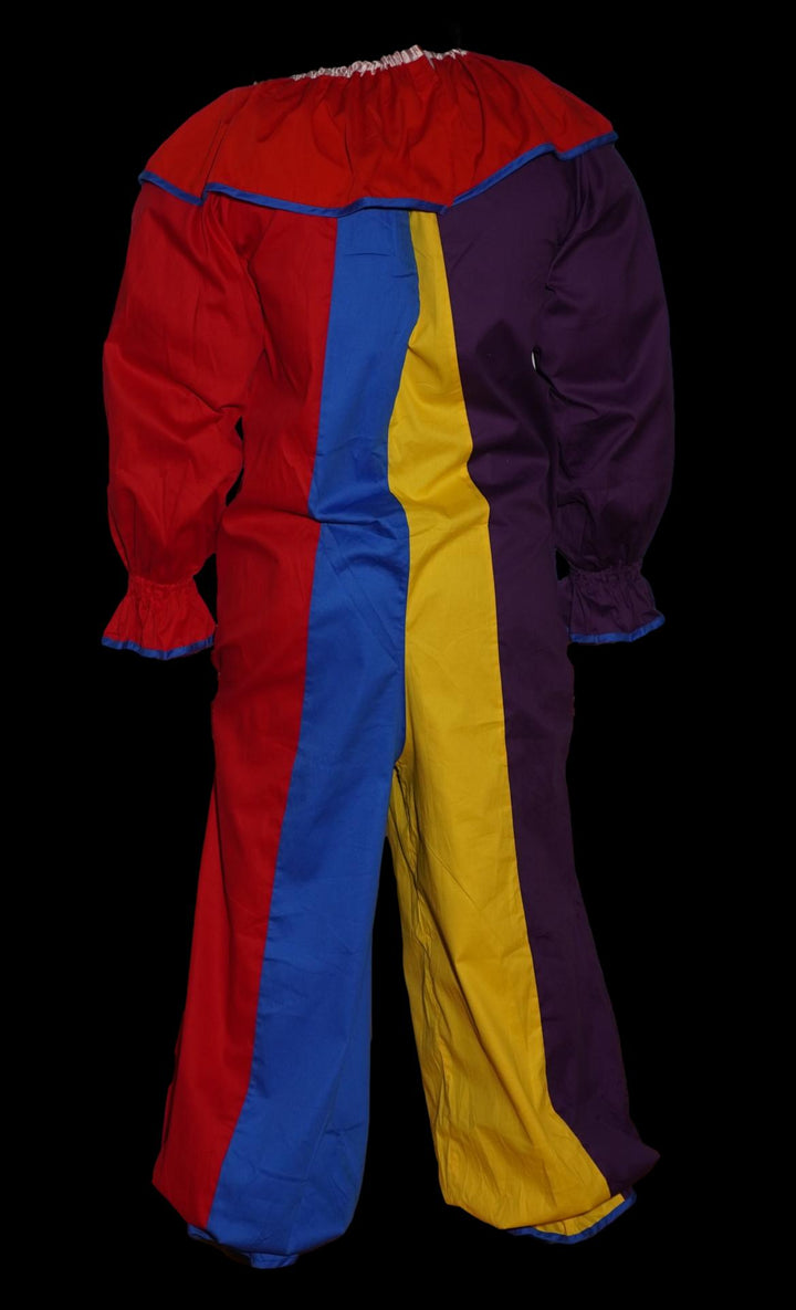 NEW "Professional Movie Clown Suit in Rainbow" Costume